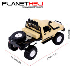 WPL WPL C-14 1/16 RTR 4WD Mini Off-road RC Semi-truck 2.4GHZ RC Toys Models